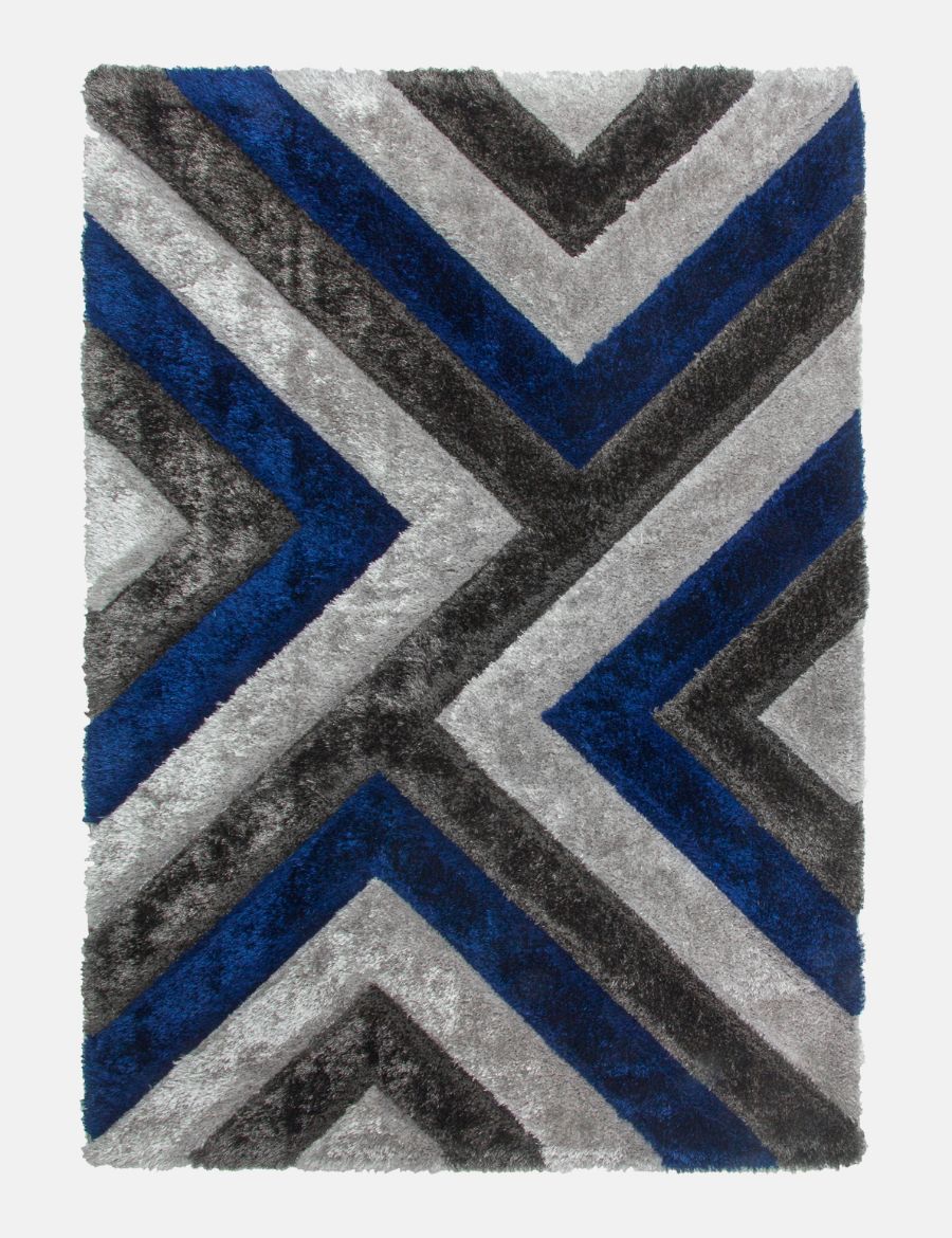 Luxus Cascade - Navy rug from The Mattress Store Ireland