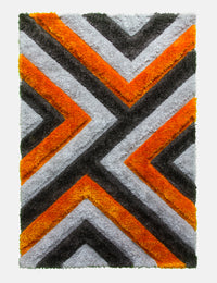 Luxus Cascade - Orange rug from The Mattress Store Ireland