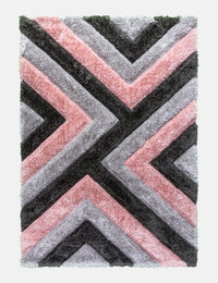 Luxus Cascade - Pink rug from The Mattress Store Ireland