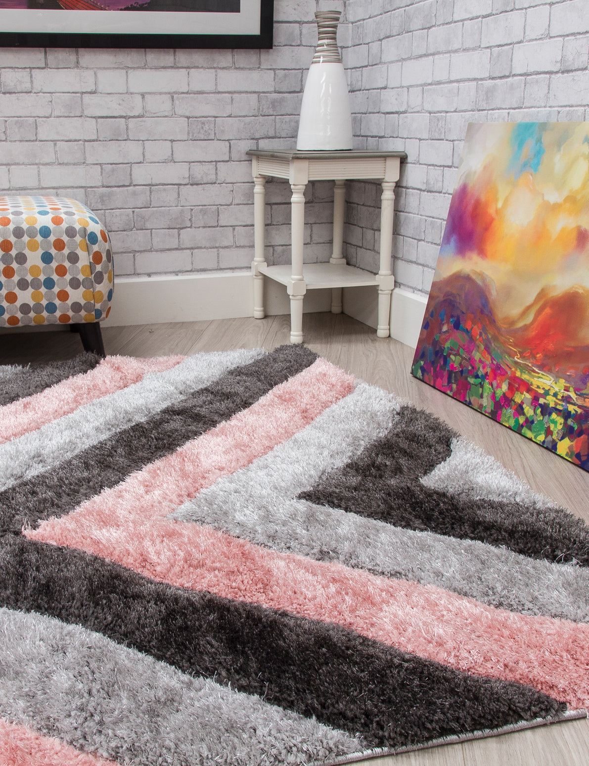 Luxus Cascade - Pink rug, photo 5