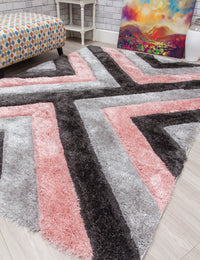 Luxus Cascade - Pink rug, 80 x 150 cm size