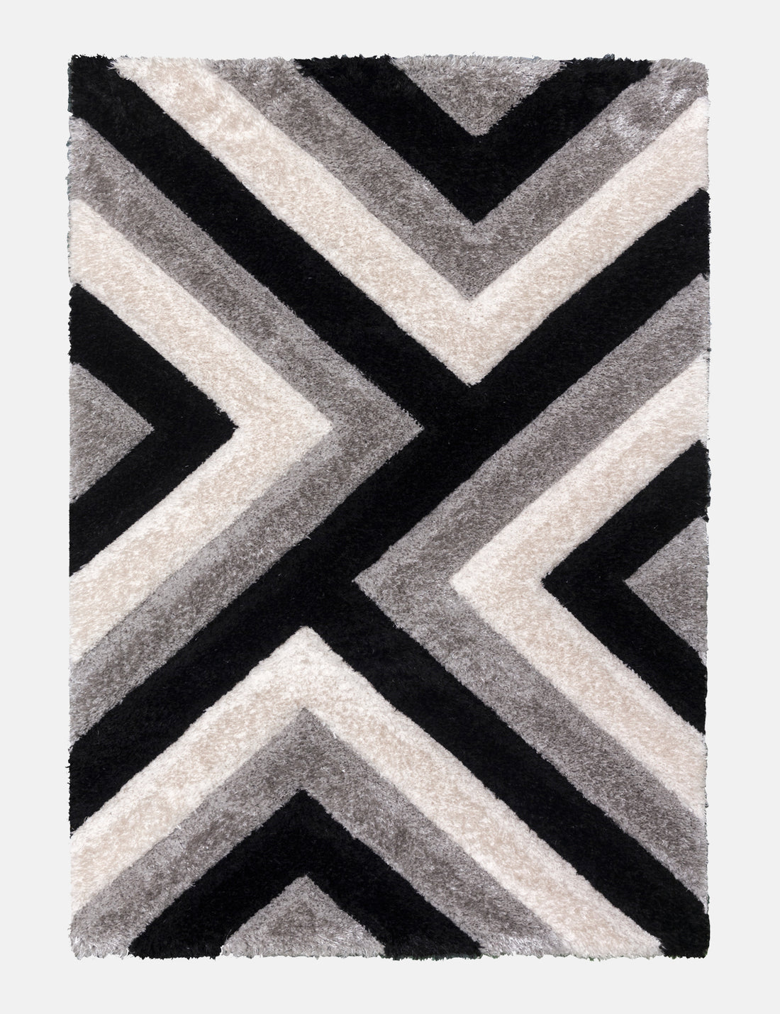 Luxus Cascade - Grey rug from The Mattress Store Ireland