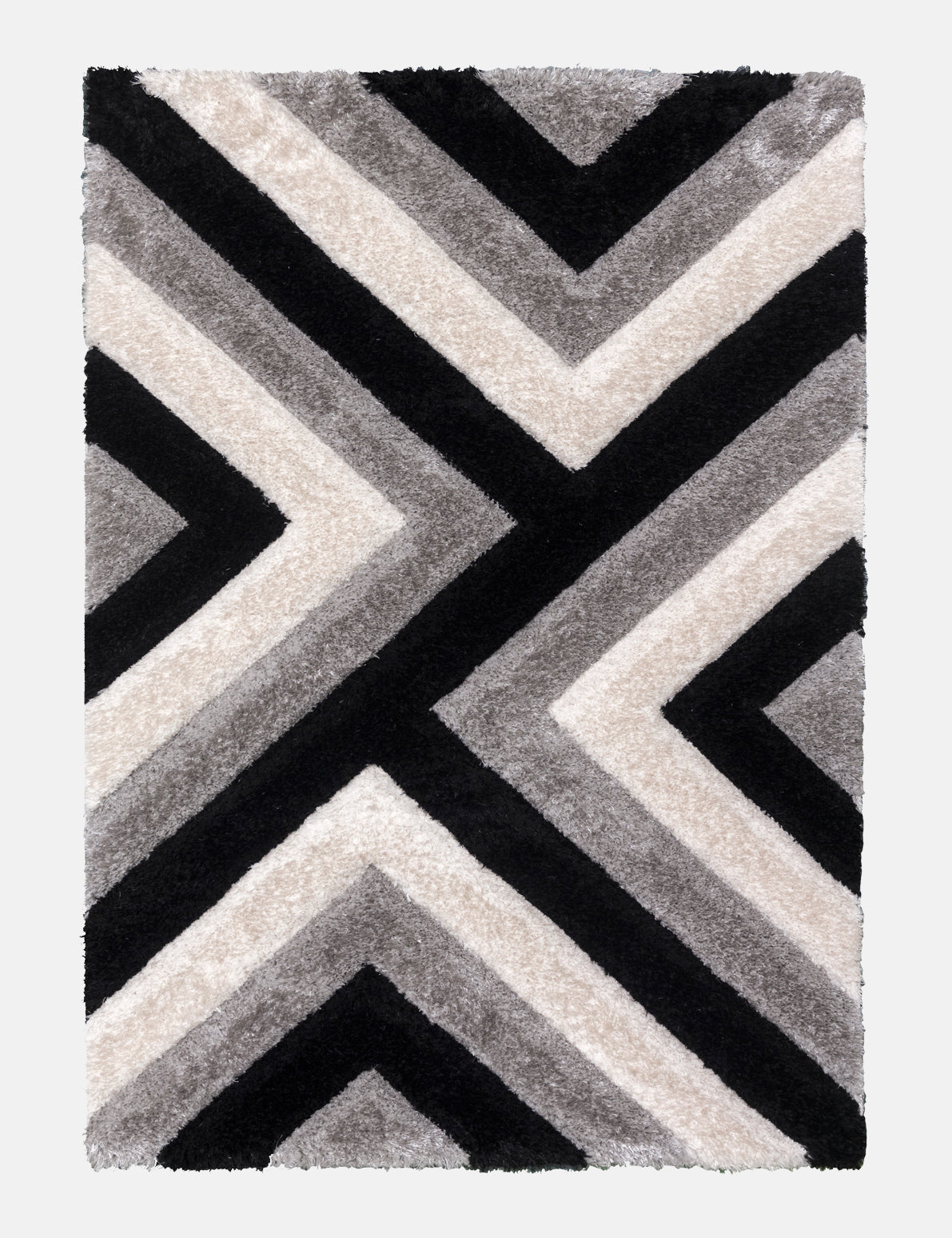 Luxus Cascade - Grey rug from The Mattress Store Ireland
