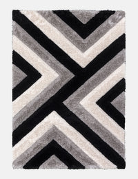 Luxus Cascade - Grey rug from The Mattress Store Ireland