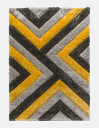 Luxus Cascade - Yellow rug from The Mattress Store Ireland