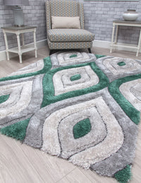 Luxus Teardrop - Green rug, photo 8
