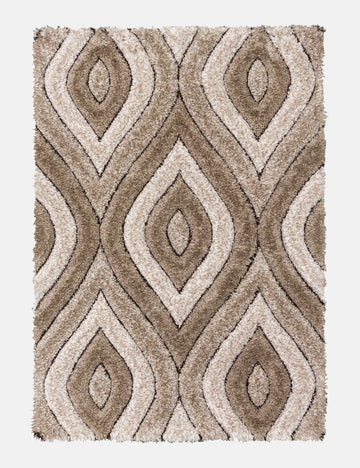 Luxus Teardrop - Beige rug