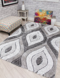 Luxus Teardrop - Grey rug, photo 2