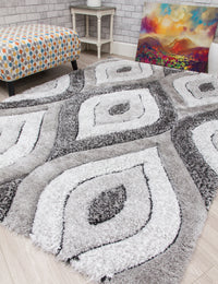 Luxus Teardrop - Grey rug, photo 7
