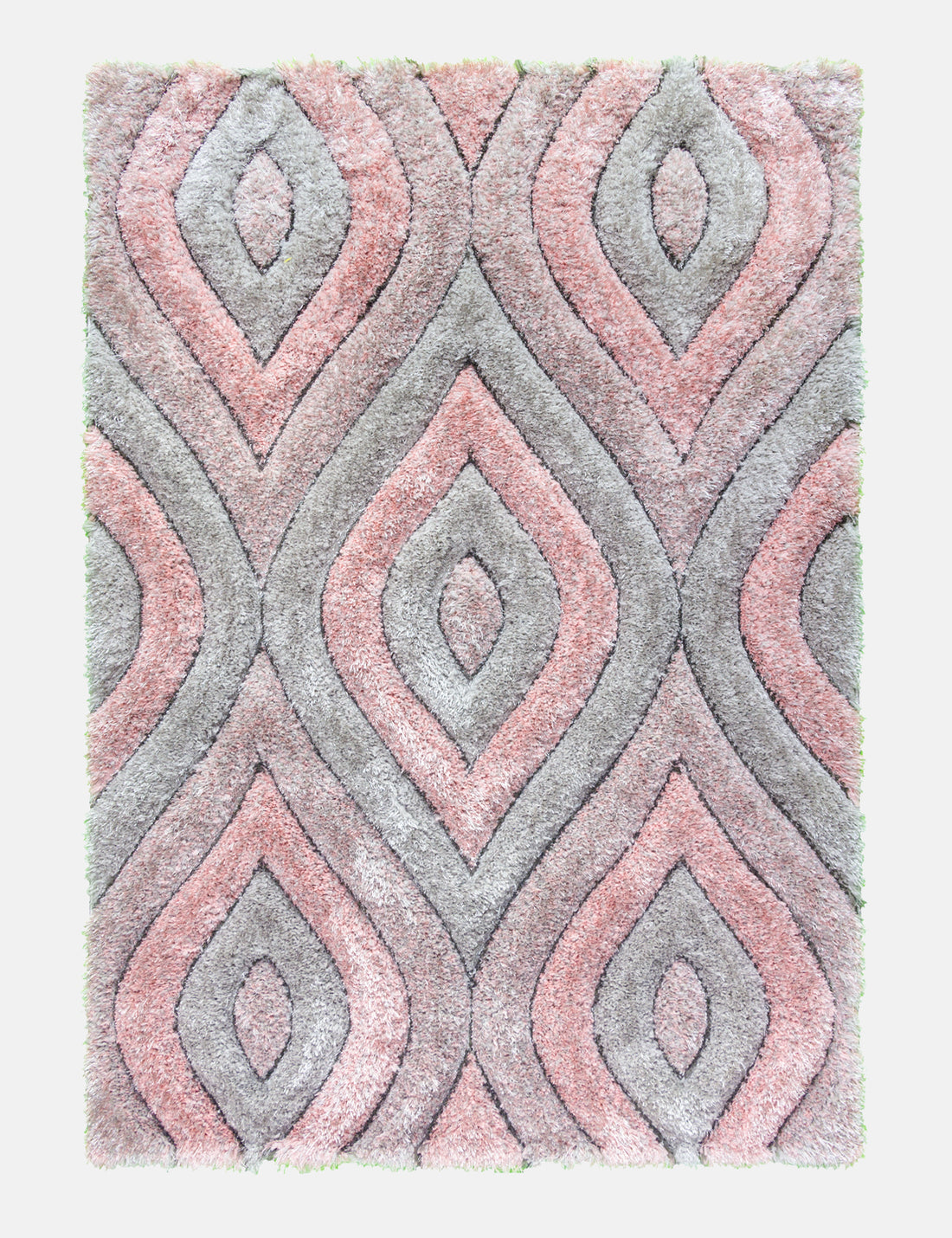 Luxus Teardrop - Pink rug from The Mattress Store Ireland