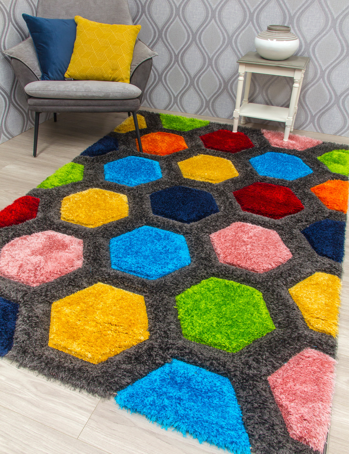 Paradise Honeycomb rug from The Mattress Store Ireland
