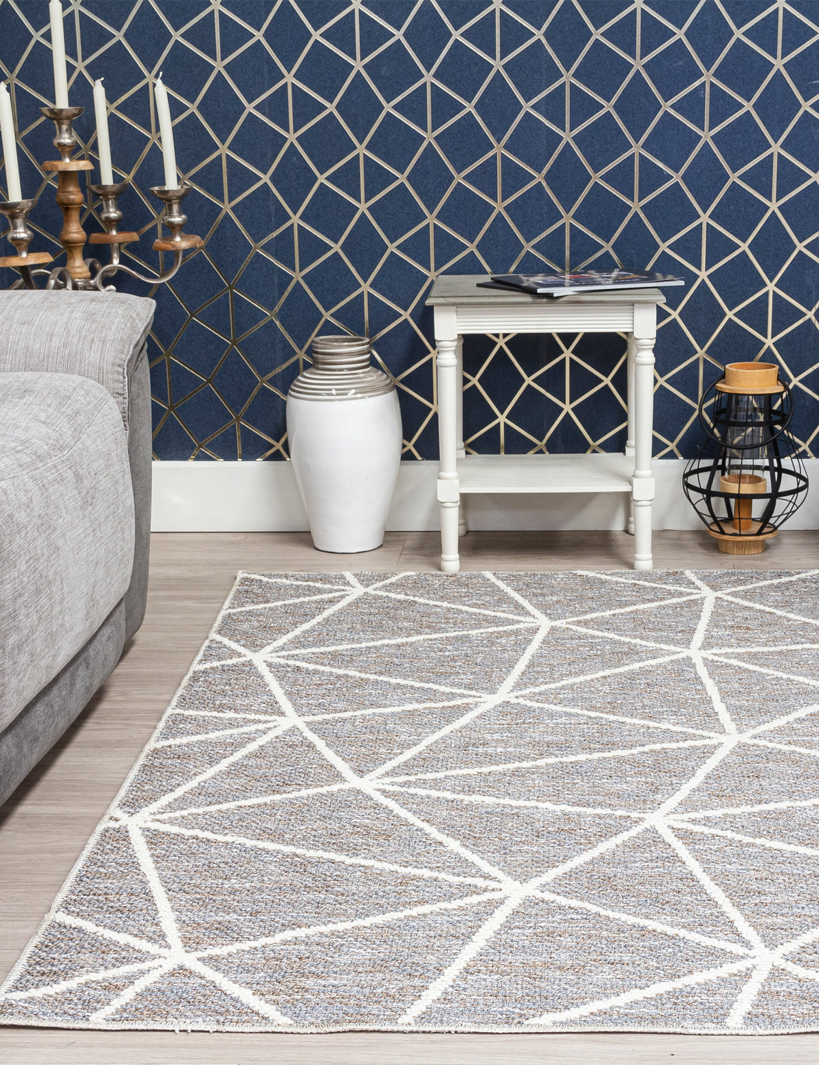 Serenity Diamonds rug, 120 x 170 cm size