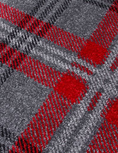 Glendale - Grey / Red