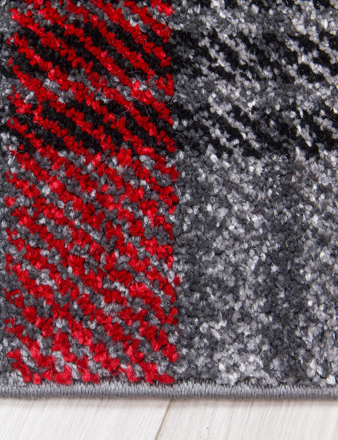 Glendale - Grey / Red rug, photo 2