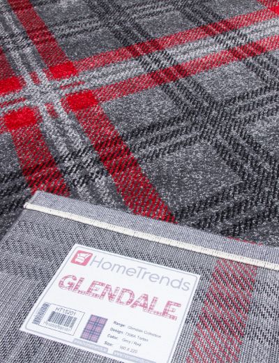 Glendale - Grey / Red