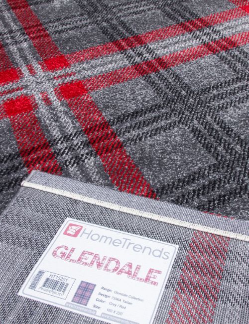 Glendale - Grey / Red
