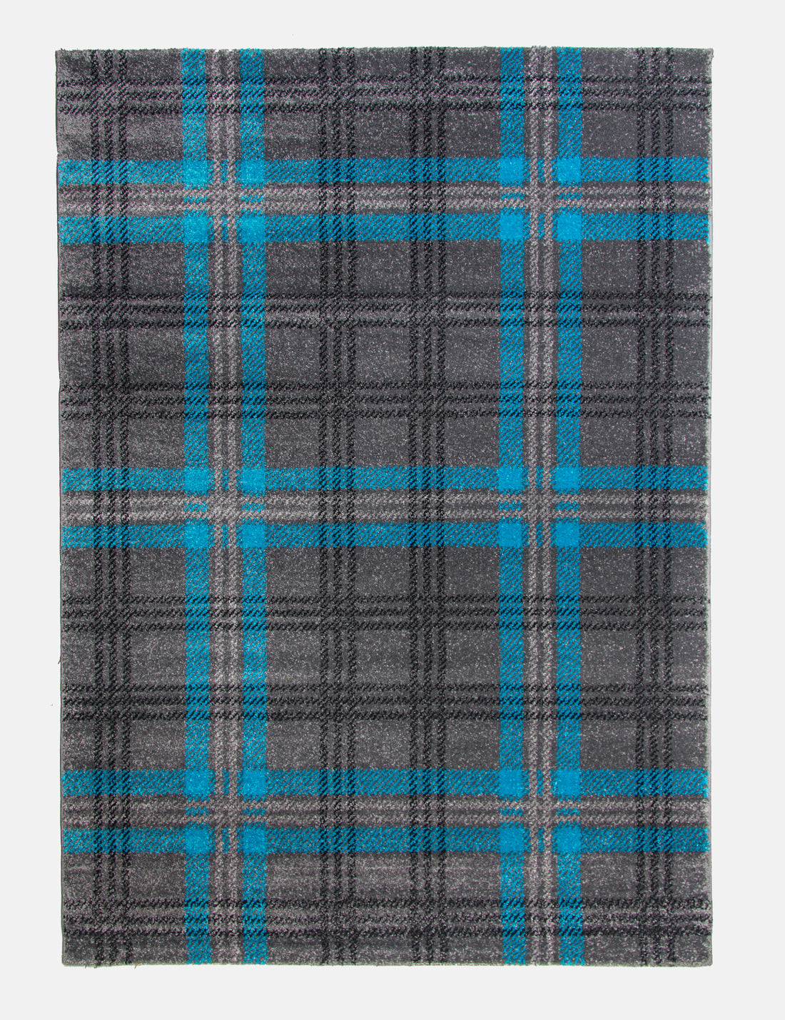 Glendale - Grey / Teal rug from The Mattress Store Ireland
