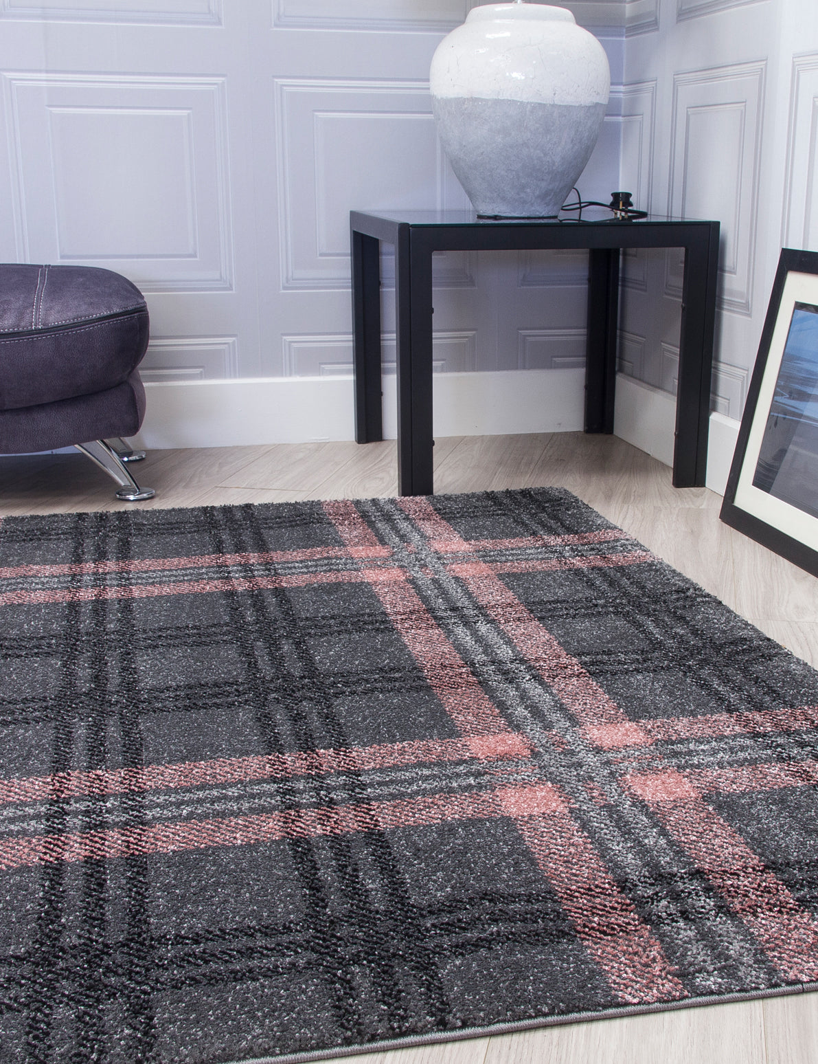 Glendale - Pink rug, 120 x 170 cm size