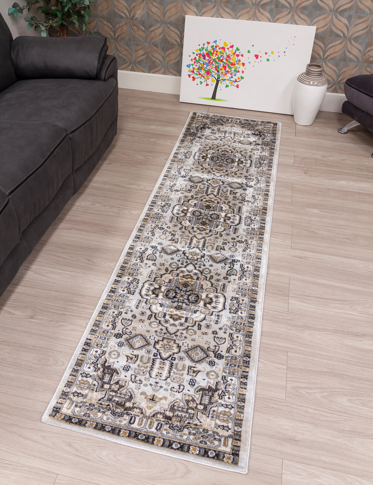 Aziza Medallion - Grey rug, photo 14