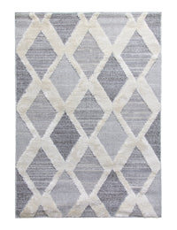 Lindos Diamonds Grey rug from The Mattress Store Ireland