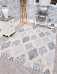 Lindos Diamonds Grey rug, photo 6