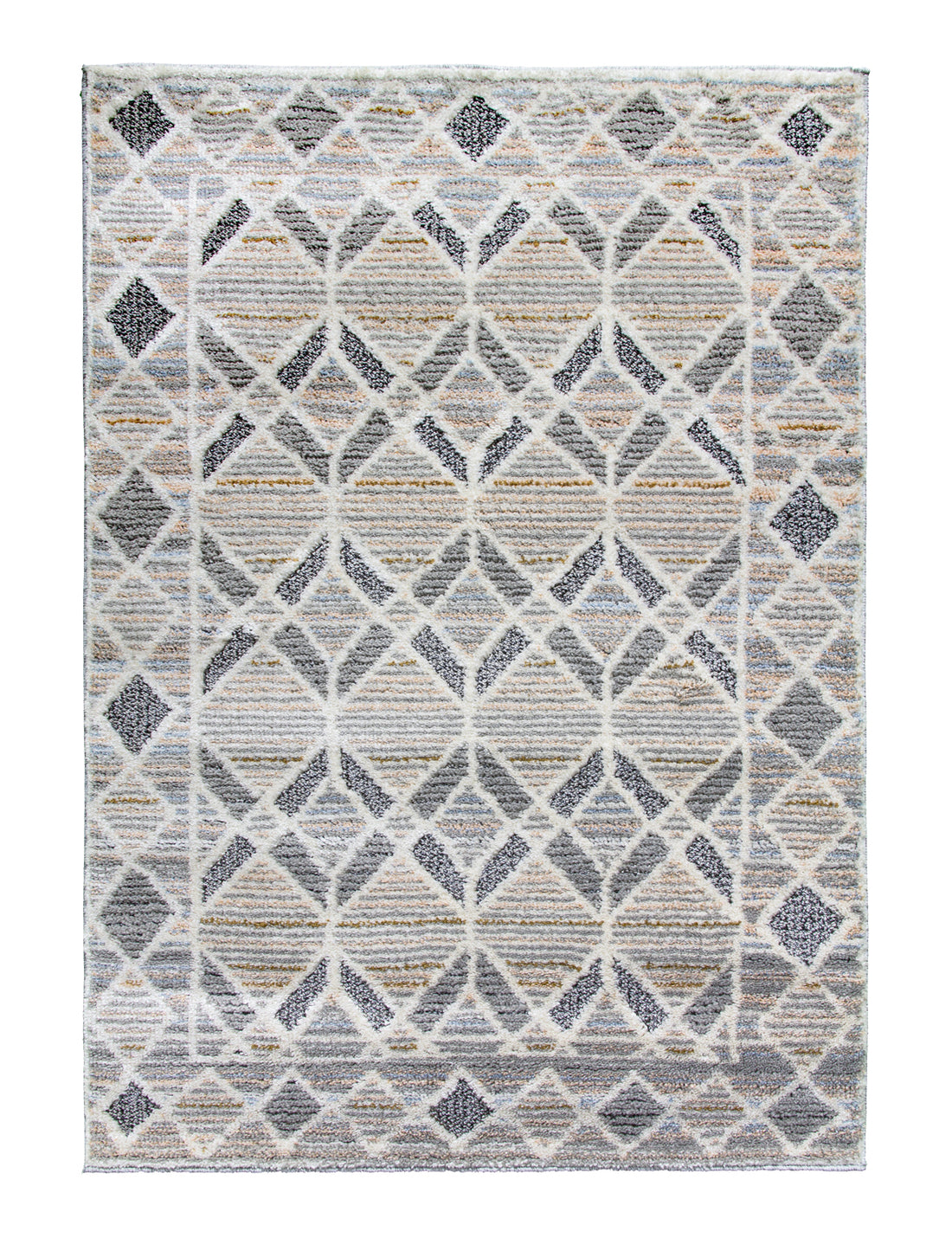 Lindos Diamonds Multicoloured rug from The Mattress Store Ireland