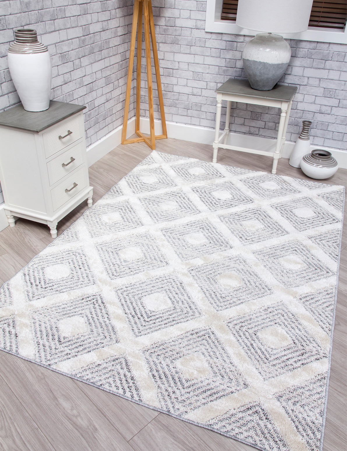 Lindos Trellis rug, 120 x 170 cm size