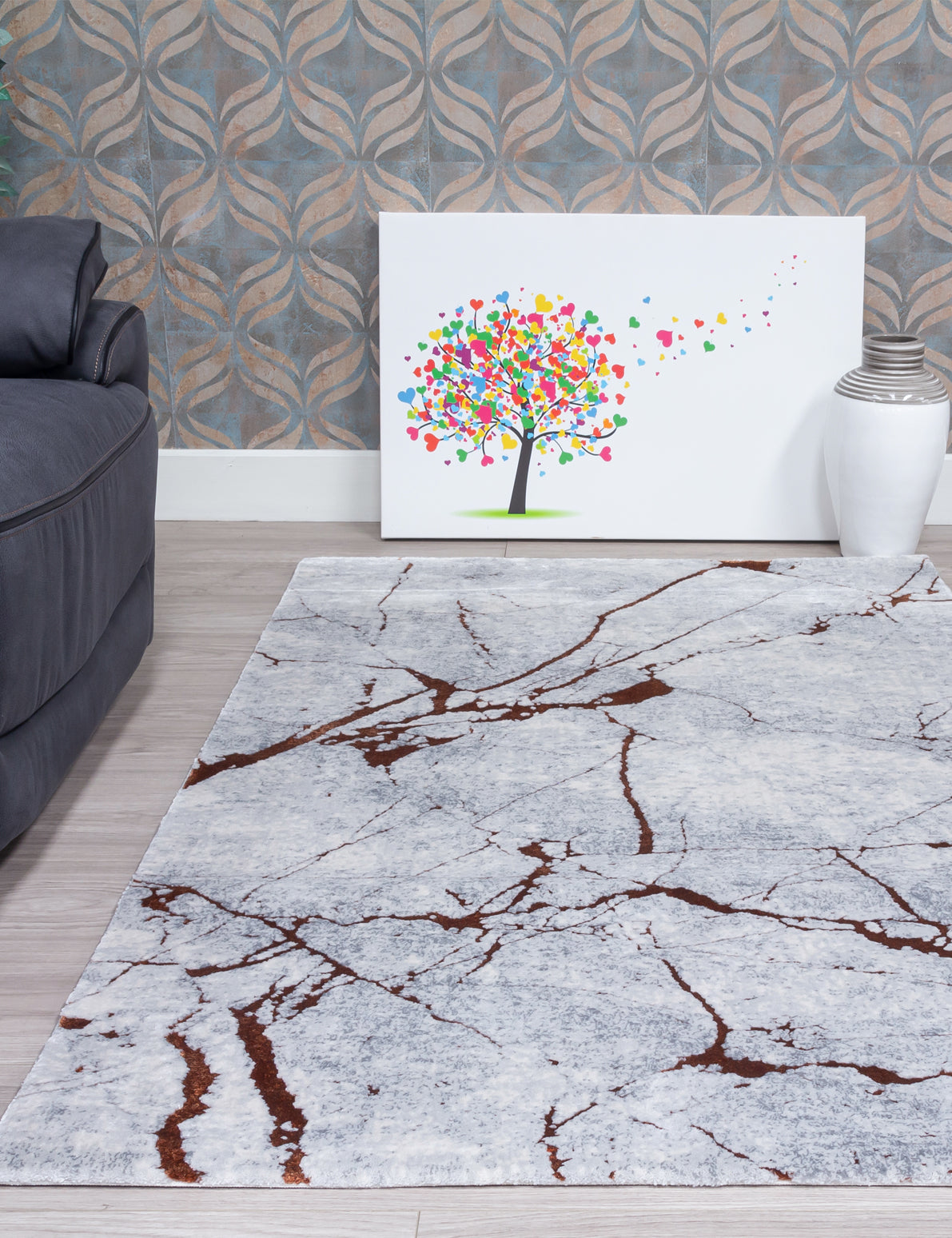 Rococo Glacial - Terra rug, photo 11