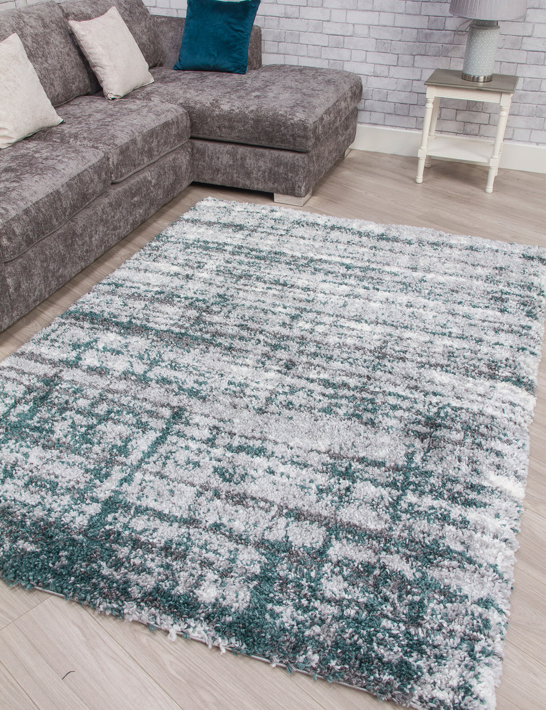 Fantasy Shimmer - Green rug from The Mattress Store Ireland
