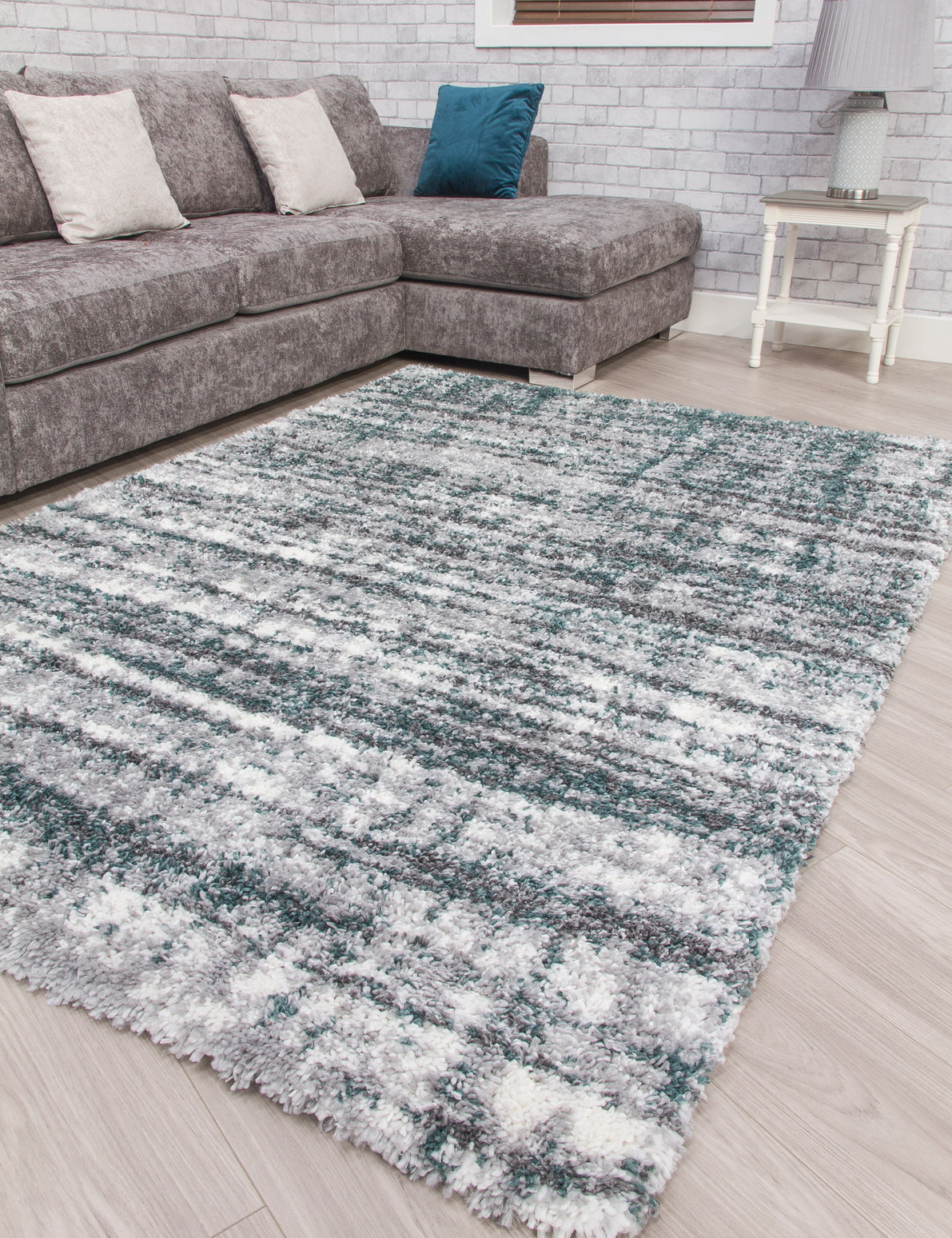 Fantasy Shimmer - Green rug, photo 6