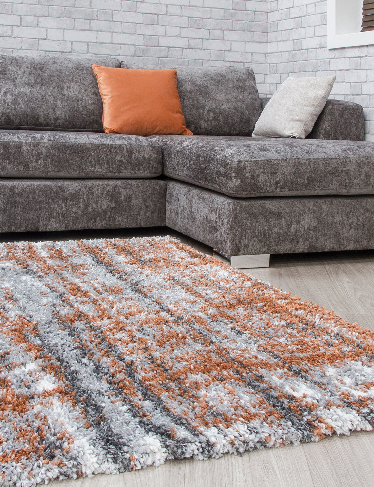 Fantasy Shimmer - Orange rug, photo 8