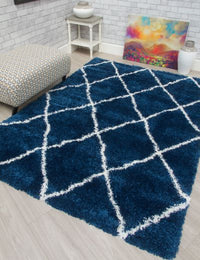 Fantasy Trellis - Blue Cream