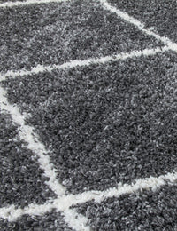 Fantasy Trellis - Dark Grey / Cream rug, photo 9