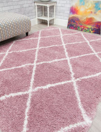 Fantasy Trellis - Pink / Cream