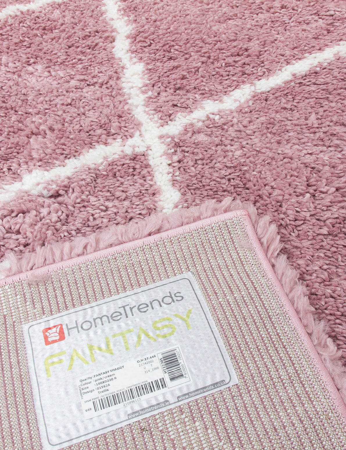 Fantasy Trellis - Pink / Cream rug, photo 4