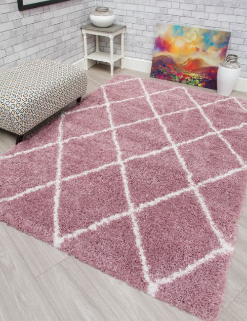 Fantasy Trellis - Pink / Cream