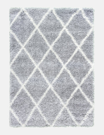 Fantasy Trellis - Light Grey / Cream rug from The Mattress Store Ireland
