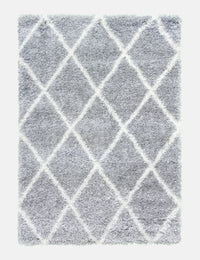 Fantasy Trellis - Light Grey / Cream