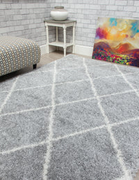 Fantasy Trellis - Light Grey / Cream rug, photo 5