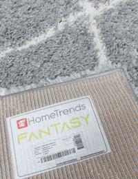Fantasy Trellis - Light Grey / Cream