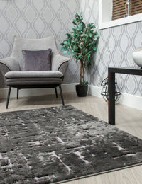 Bellini Mirage - Dark Grey rug, 160 x 220 cm size