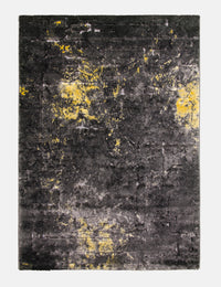 Bellini Mirage - Dark Grey / Yellow rug from The Mattress Store Ireland