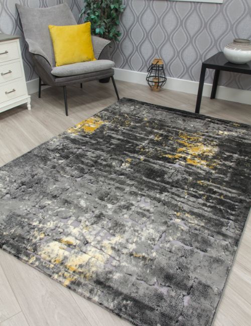 Bellini Mirage - Dark Grey / Yellow