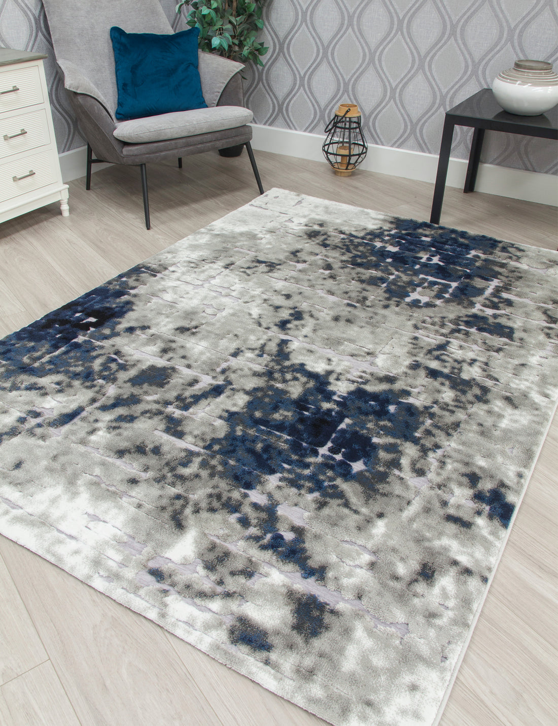Bellini Mirage - Light Grey / Navy rug, photo 2