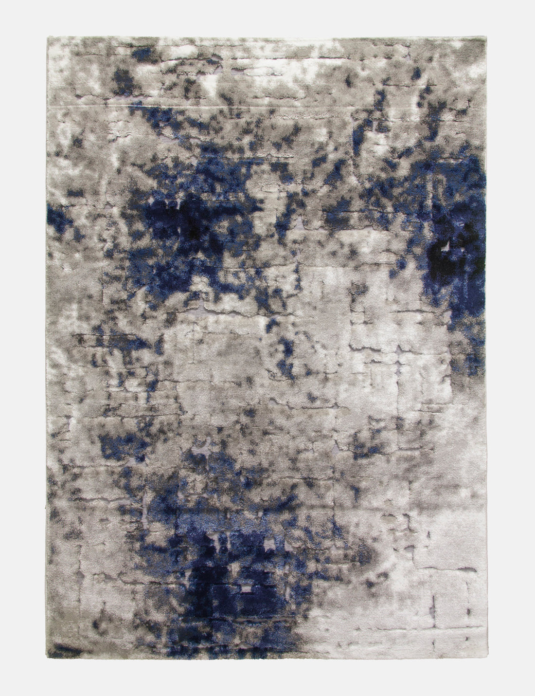 Bellini Mirage - Light Grey / Navy rug from The Mattress Store Ireland