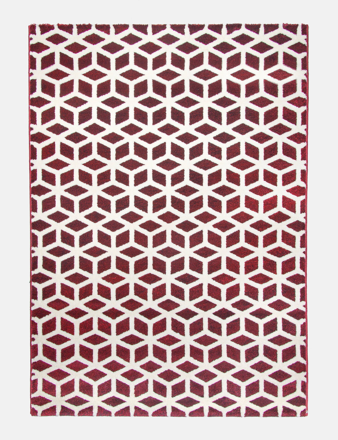 Toscana Cube - Red rug from The Mattress Store Ireland