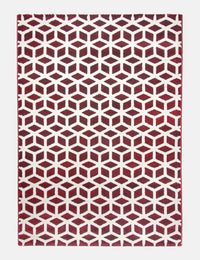 Toscana Cube - Red rug from The Mattress Store Ireland