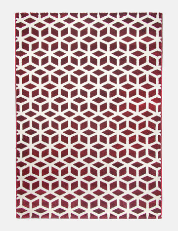 Toscana Cube - Red rug from The Mattress Store Ireland