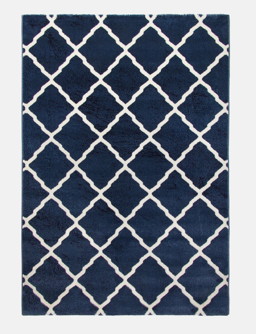 Toscana Lattice - Blue rug from The Mattress Store Ireland