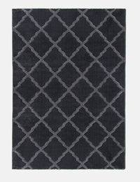 Toscana Lattice - Dark Grey rug from The Mattress Store Ireland